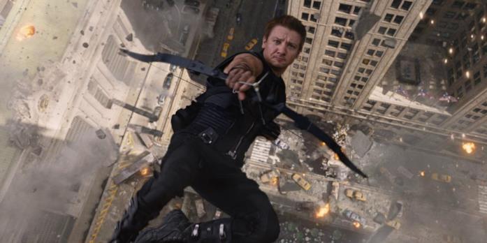 Le 15 curiosità sul film Marvel The Avengers Un'immagine di Hawkeye in The Avengers