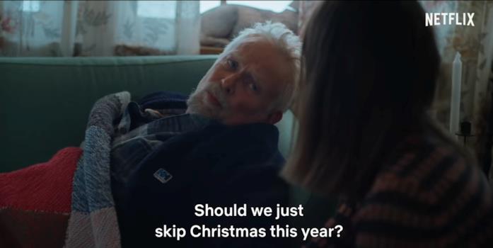Natale con uno sconosciuto Una scena di Natale con uno sconosciuto
