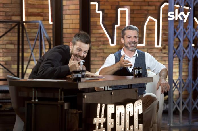 Luca Argentero negli studi di EPCC