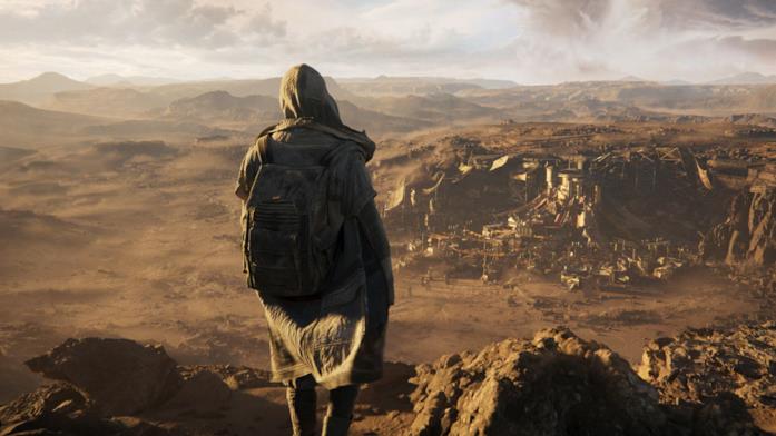 Snow è il protagonista di un episodio della serie animata Snow guarda una località posizionata nel deserto