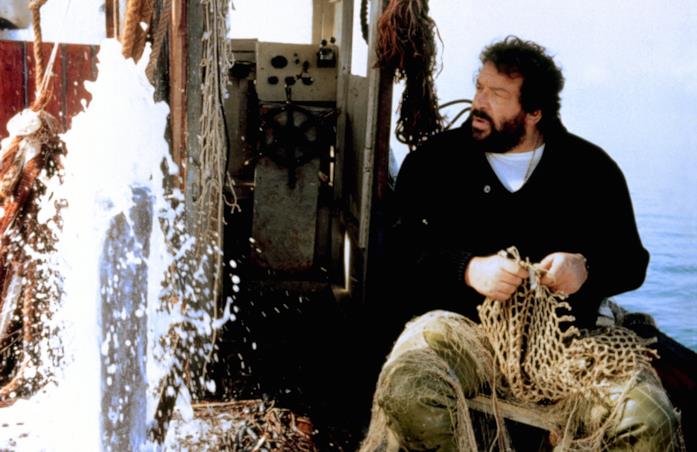 Bud Spencer nella scena iniziale del film