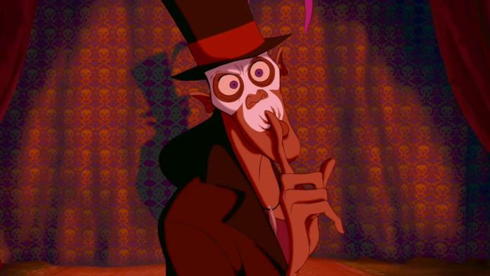 Il villain Disney Dottor Facilier Dottor Facilier in una scena di La principessa e il ranocchio