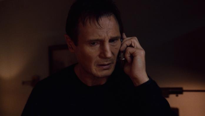 Liam Neeson nell'iconica scena di Io vi troverò