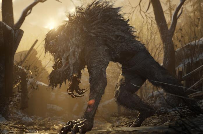 Un lycan di Resident Evil Village