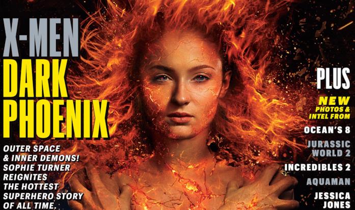 Sophie Turner sulla copertina di Entertainment Weekly nei panni di Jean Grey