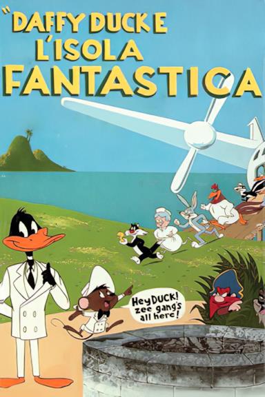 Poster Daffy Duck e l'isola fantastica