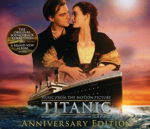 La Colonna sonora di Titanic Leonardo DiCaprio e Kate Winslet sulla cover dell'album della colonna sonora di Titanic
