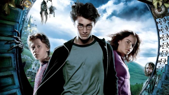 I protagonisti nel poster del film di Harry Potter