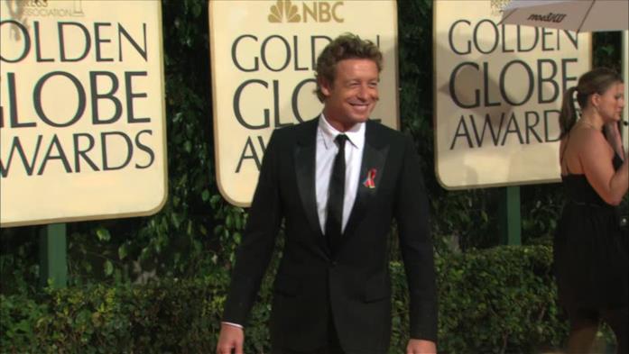 Simon Baker ai Golden Globe L'attore Simon Baker alla cerimonia dei Golden Globe