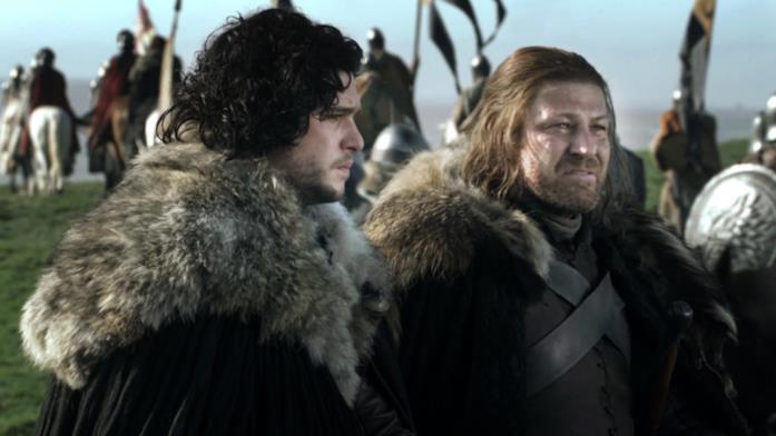 Jon Snow e Ned Stark GoT: Jon Snow e Ned Stark