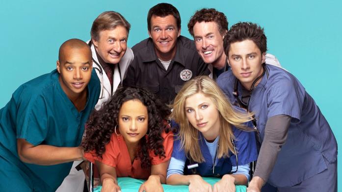 Il cast al completo di Scrubs cast di scrubs