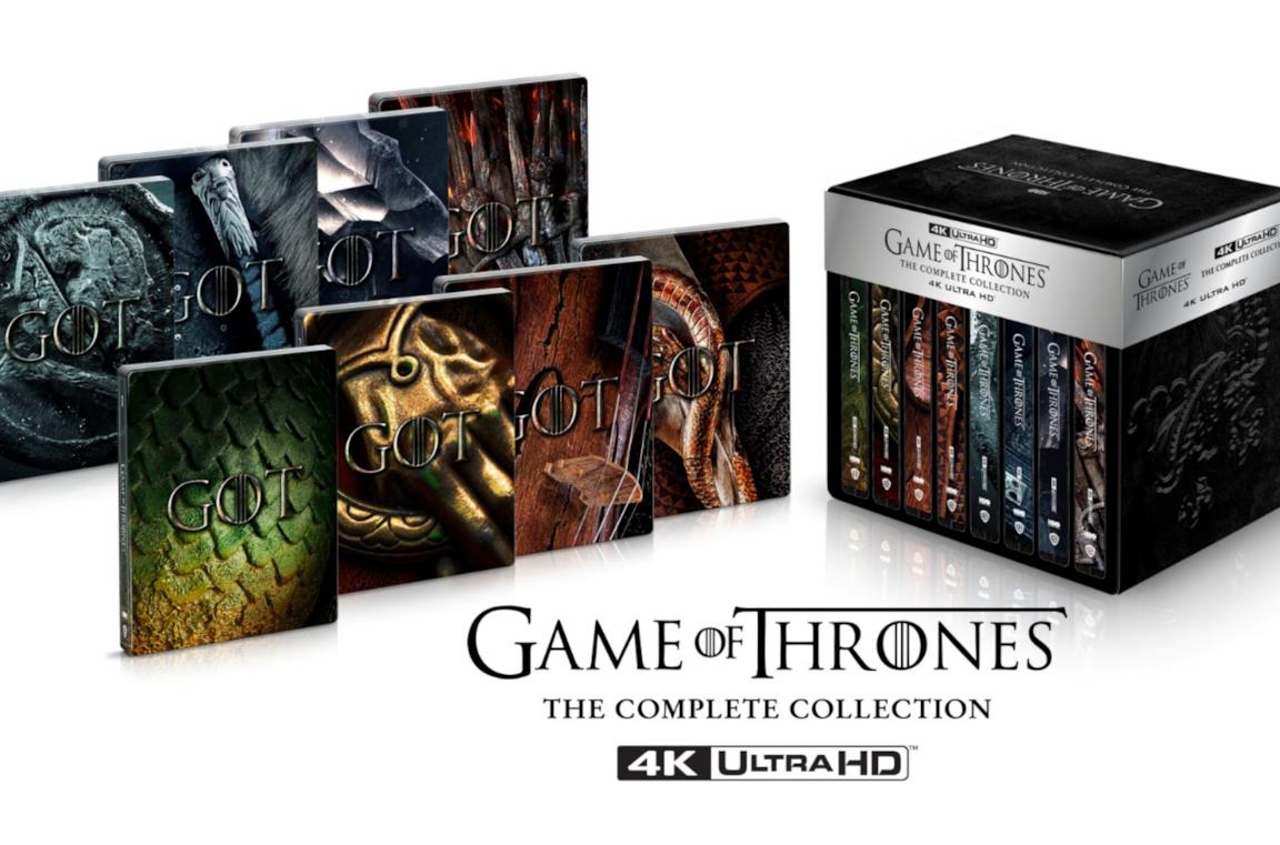 Il cofanetto de Il Trono di Spade nella limited deluxe steelbook edition