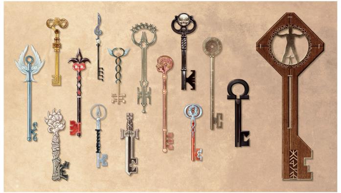 Locke & Key le chiavi magiche Alcune delle chiavi presenti nella serie di fumetti Locke & Key