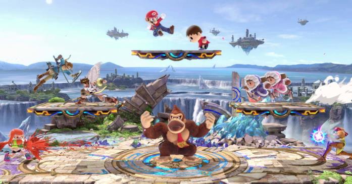Rissa reale a 8 giocatori Rissa reale a 8 giocatori a Super Smash Bros. Ultimate