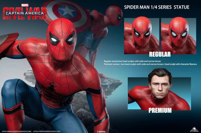 I dettagli della statua di Spider-Man da Civil War Spider-Man, ecco la statua da collezione da Civil War