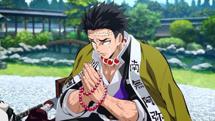 Gyomei Himejima di Demon Slayer Pilastro della roccia
