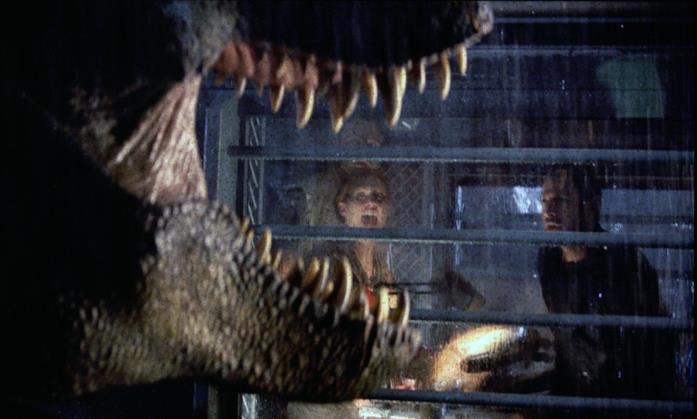Il T-Rex in una scena del film