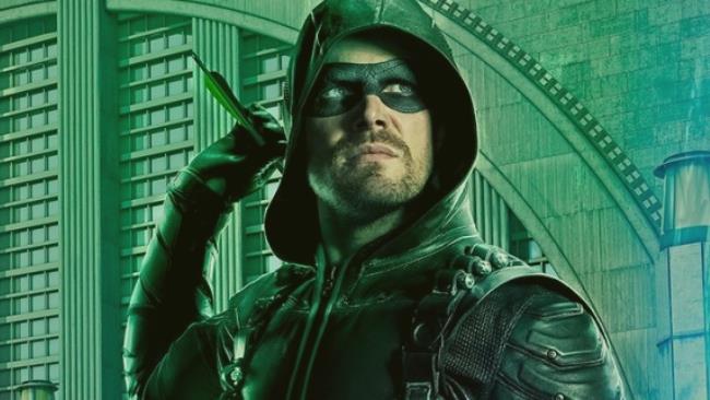 Green Arrow nel poster della quinta stagione dello show