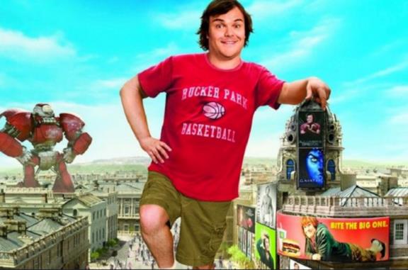 Jack Black nel film I fantastici viaggi di Gulliver
