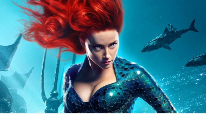 Amber Heard è Mera Mera subacquea