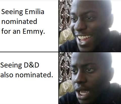 Game of Thrones 8, è record di nomination agli Emmy: i commenti dei fan Un meme sulle nomination di D&D per Game of Thrones 8