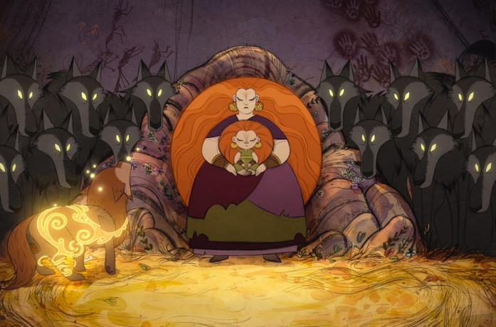 Una scena del film WolfWalkers - Il popolo dei lupi
