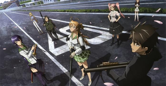 Highschool of the dead anime Highscool of the dead zombie