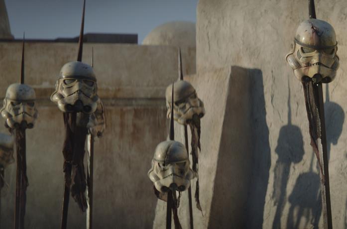 Le teste degli Stormtrooper sulle picche