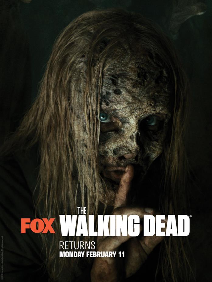 La prima foto di Alpha in The Walking Dead 9 Alpha, la leader dei Sussurratori in The Walking Dead