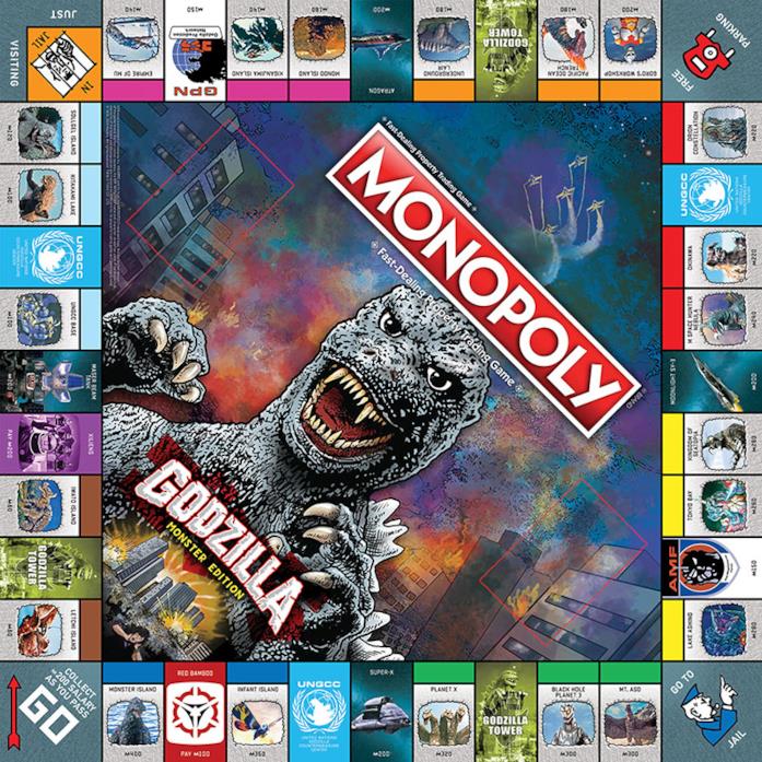 Il Monopoly di Godzilla disponibile negli USA da maggio Il gioco da tavolo dedicato a Godzilla