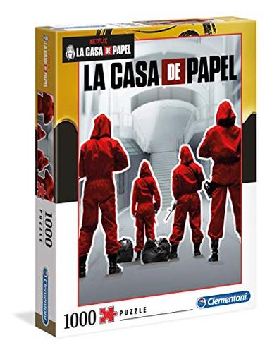 Clementoni - 39532 - Puzzle La Casa Di Carta - 1000 Pezzi - Made In Italy - Puzzle Adulti Netflix