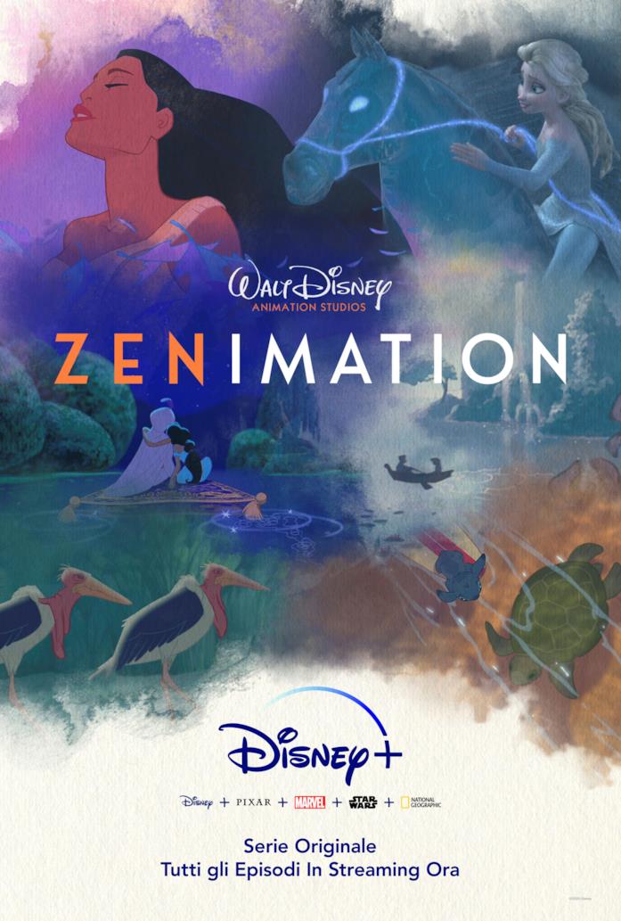 Zenimation: un'esperienza sensoriale in streaming su Disney+ Il poster ufficiale della serie di cortometraggi Zenimation