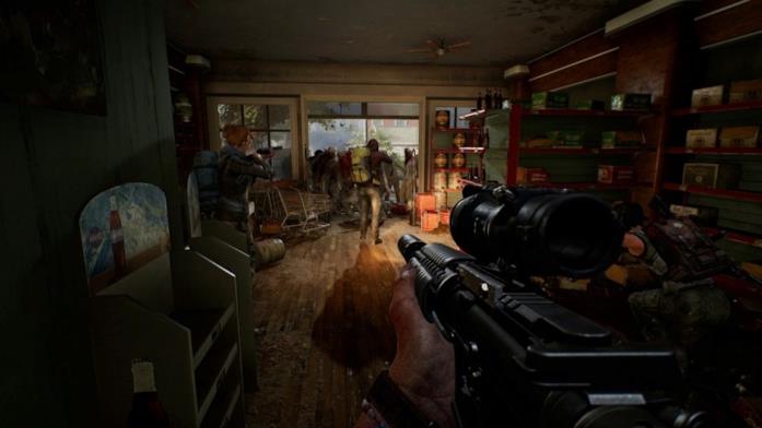 Armi pronte a sparare in Overkill's The Walking Dead