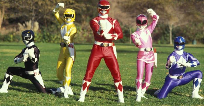 Un'immagine dei protagonisti della prima serie TV dedicata ai Power Rangers