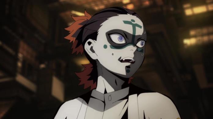 Kamanue di Demon Slayer Kamanue, la luna calante