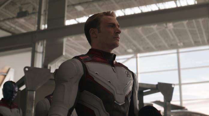 Chris Evans in una scena di Avengers: Endgame