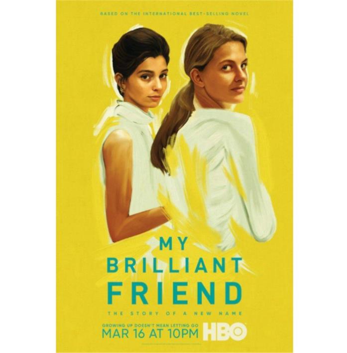 L'amica geniale 2: tutto pronto per il debutto negli Stati Uniti L'amica geniale 2, poster HBO