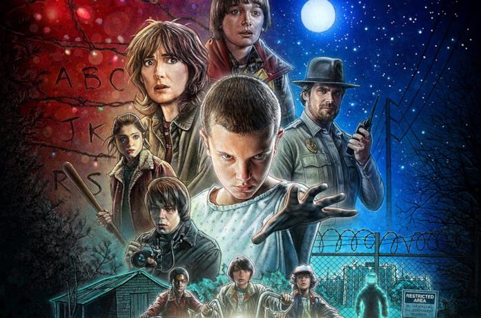 Il cast di Stranger Things in versione fumetto