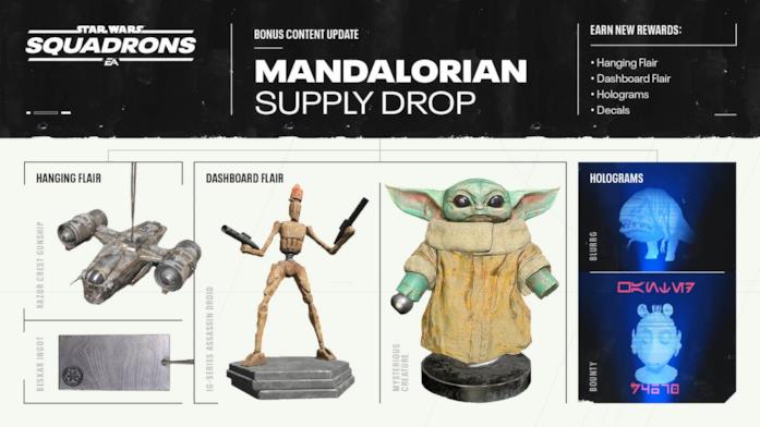 Star Wars: Squadrons, arriva l'aggiornamento a tema The Mandalorian Gli oggetti a tema The Mandalorian presto disponibili in Star Wars: Squadrons