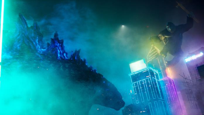 Il finale di Godzilla vs. Kong Godzilla e Kong in una scena del film