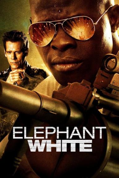 Poster Elephant White