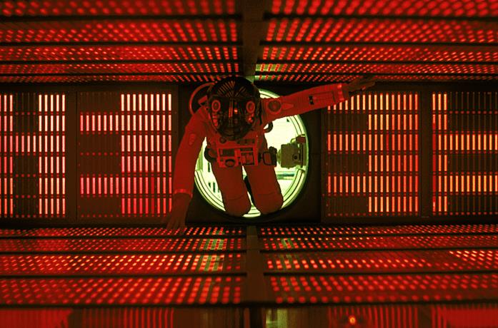 Keir Dullea in un fotogramma di 2001: Odissea nello spazio
