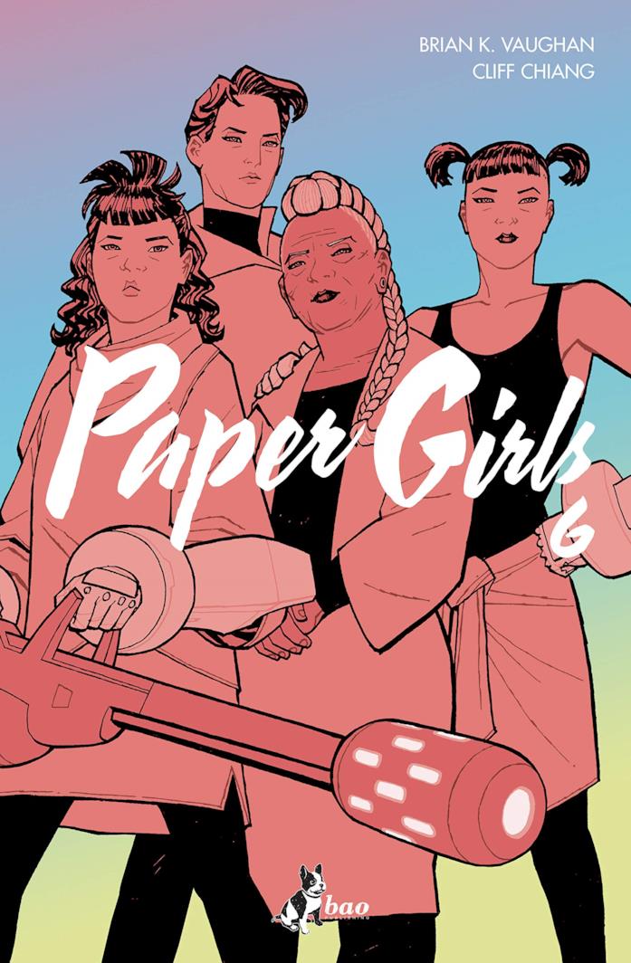 Paper Girls 6 La copertina del sesto volume di Paper Girls