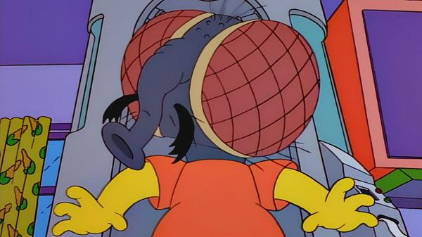 Bart si fonde con una mosca ne I Simpson Bart si trasforma in una mosca nell'episodio 9x04 de I Simpson.