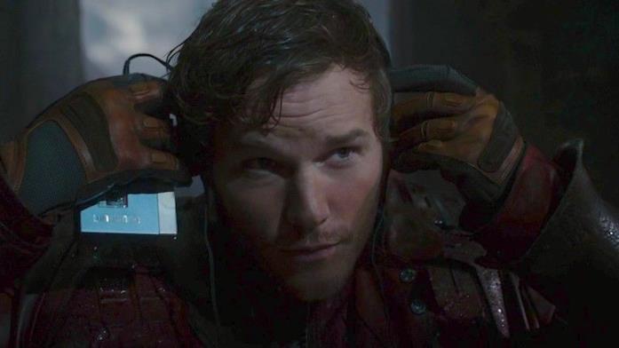 Chris Pratt nell'incipit di Guardiani della Galassia