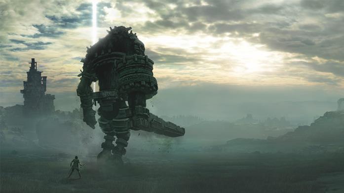 Un evocativo screenshot del remake di Shadow of the Colossus