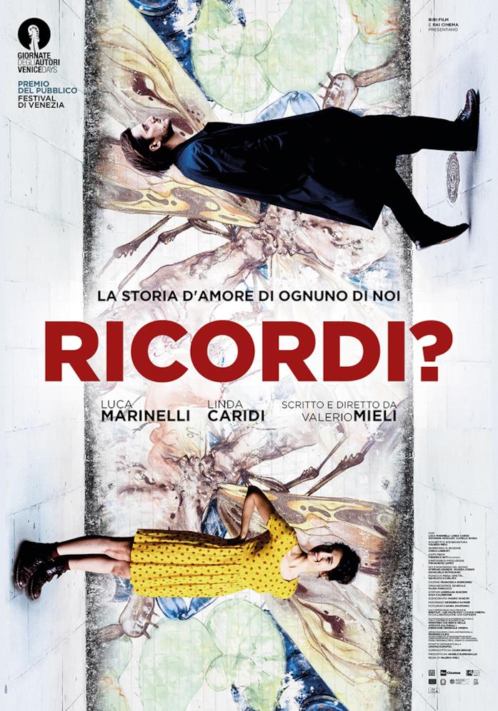 Ricordi?, dal 21 marzo al cinema Luca Marinelli e Linda Caridi nel poster di Ricordi?