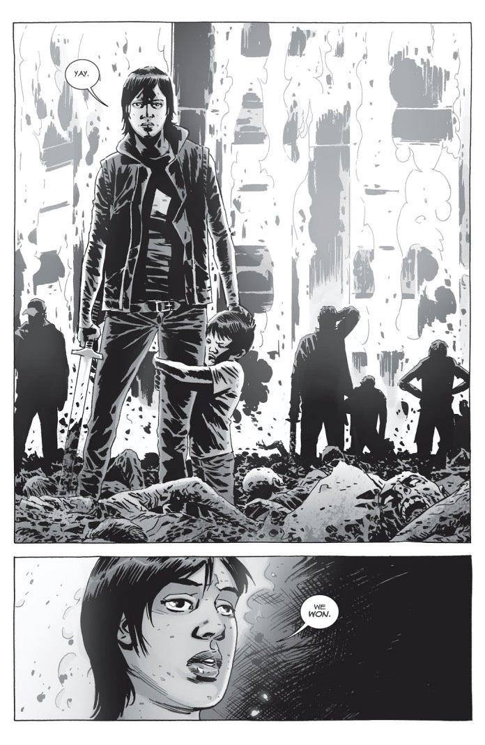 Maggie contro i Whisperer nei fumetti di Robert Kirkman Maggie salva i suoi figli nel numero 161 di TWD