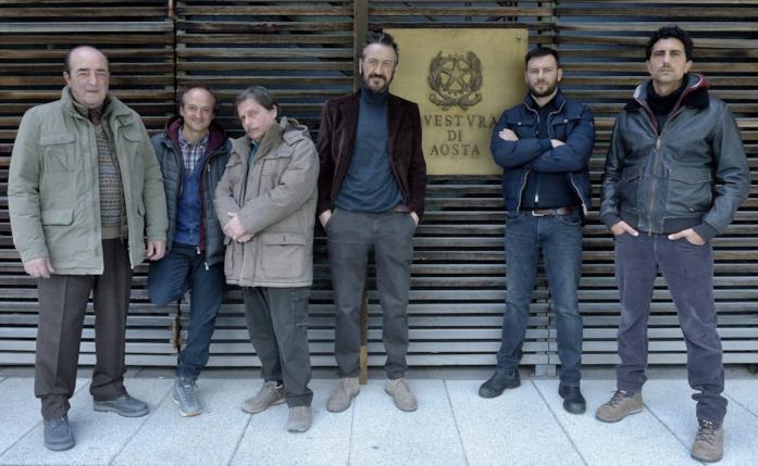 Rocco Schiavone e il cast di Aosta La squadra valdostana di Rocco Schiavone