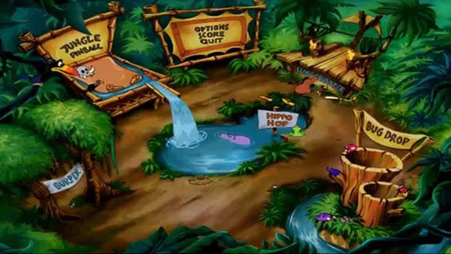 Timon & Pumbaa: Giochi nella giungla Un frame del videogioco Timon & Pumbaa: Giochi nella giungla